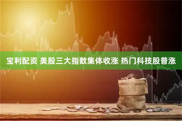 宝利配资 美股三大指数集体收涨 热门科技股普涨